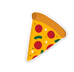 Pizza Sticker